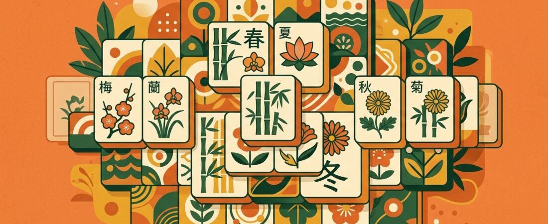 Blumen und Jahreszeiten: Bonussteine im Mahjong