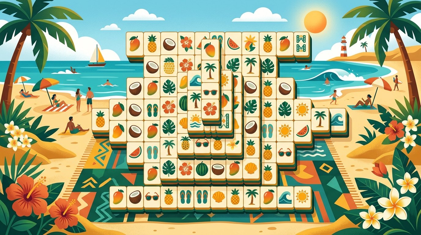 Summer Mahjong: Free Seasonal Layouts