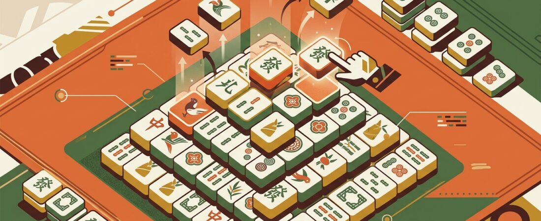 La règle du haut vers le bas : la stratégie la plus importante du mahjong solitaire