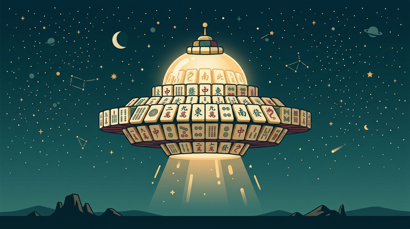 UFO Mahjong and the Long Tail of Layouts (Real Data)